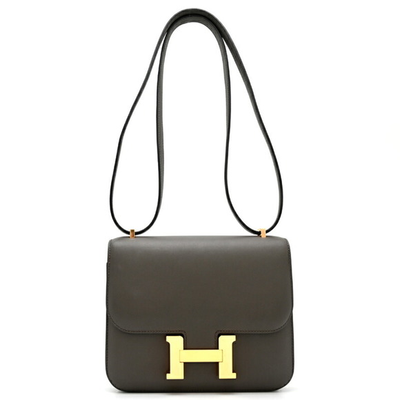 Hermes Hermès Constance 3 Mini C Stamp, 2018, Women's Shoulder Bag, Swift Lea... - Picture 1 of 10